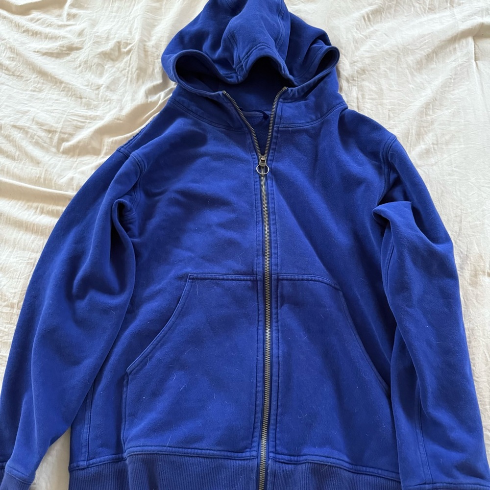Lululemon Blue Zip-Up Hoodie